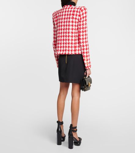 Veste à motif pied-de-poule - Balmain - Modalova