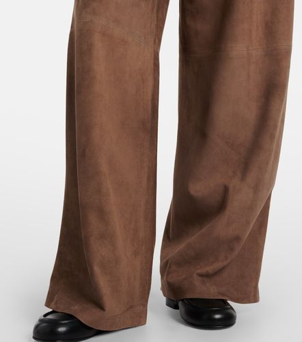 Pantalon ample Brando à taille haute en daim - 'S Max Mara - Modalova