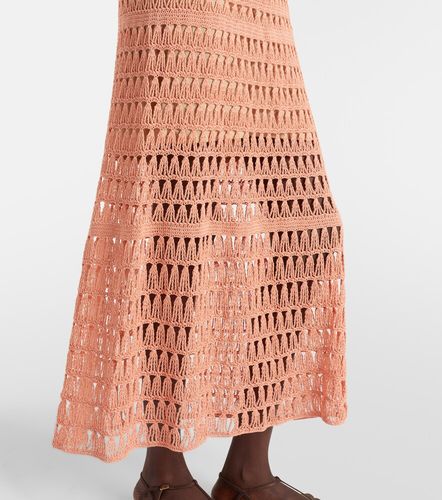Robe midi en crochet de coton - Anna Kosturova - Modalova