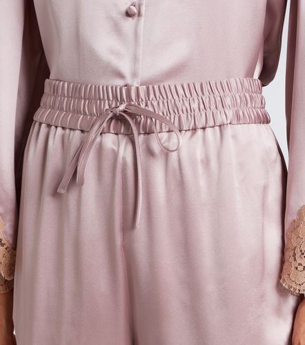 Valentino Pantalon ample en soie - Valentino - Modalova