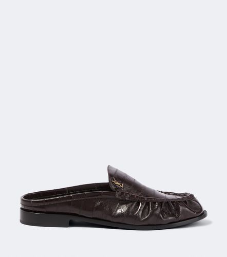 Mules Le Loafer en cuir d'anguille - Saint Laurent - Modalova