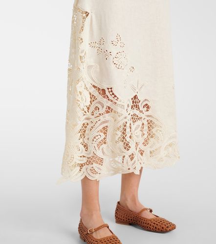 Robe longue Olivette en lin - Ulla Johnson - Modalova
