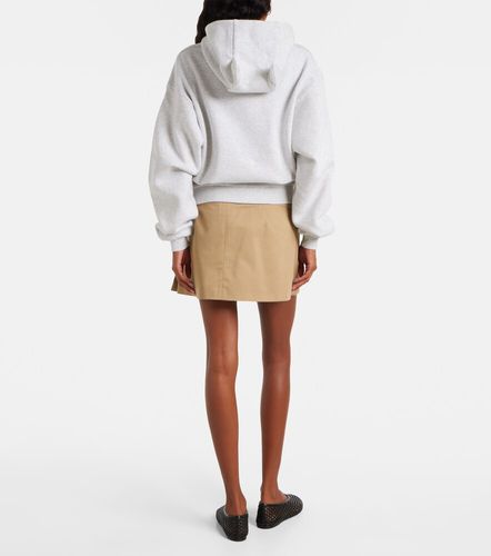Sweat-shirt à capuche en coton mélangé à logo - Coperni - Modalova