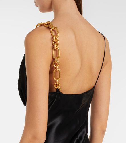 Balmain Robe longue en satin - Balmain - Modalova