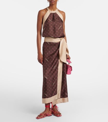 Valentino Top en soie à imprimé - Valentino - Modalova