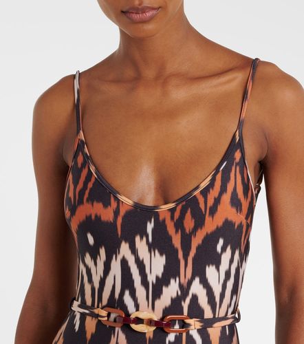 Maillot de bain Aster Scoop à imprimé - Zimmermann - Modalova