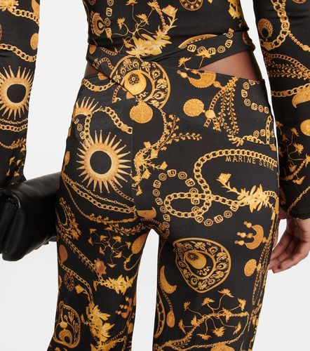 Pantalon ample imprimé - Marine Serre - Modalova