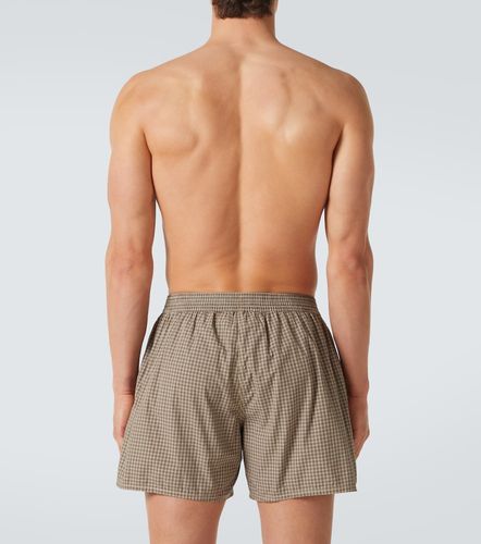 ERL Boxer en coton à carreaux - ERL - Modalova