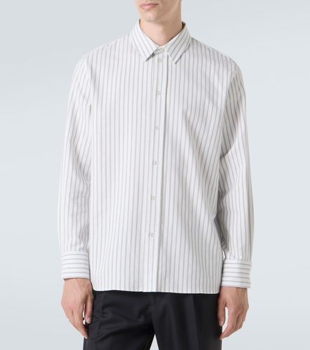 Chemise Cassandre rayée en coton - Saint Laurent - Modalova