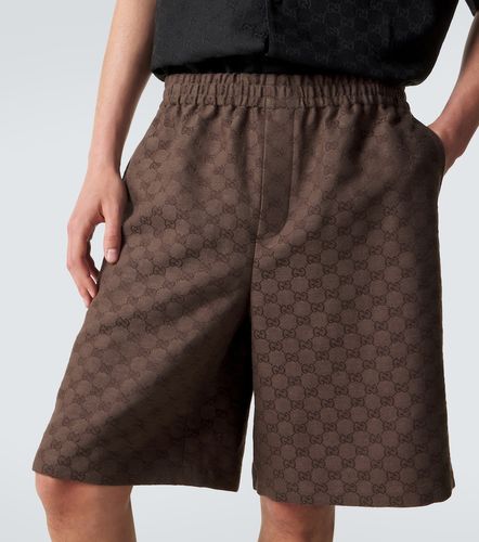 Gucci Bermuda en toile GG - Gucci - Modalova