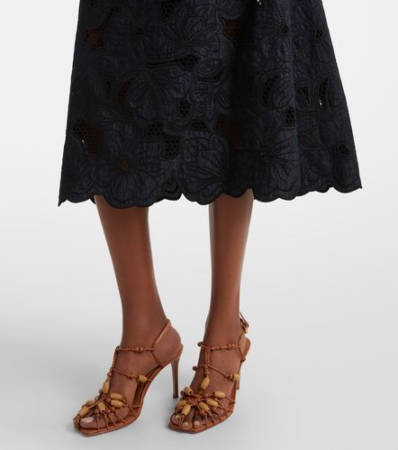 Robe midi Rosaura en denim à fleurs - Veronica Beard - Modalova