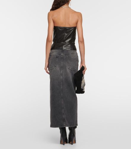 Top bustier Etna en cuir - Isabel Marant - Modalova