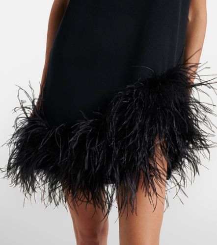 The Attico Robe en coton à plumes - The Attico - Modalova