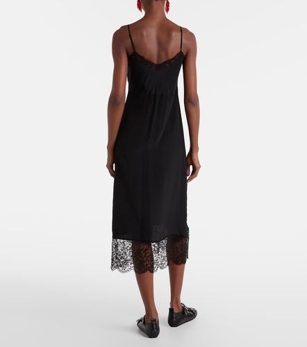 Robe en satin et dentelle - Simone Rocha - Modalova