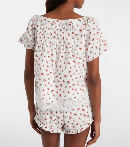 Blouse Delia imprimée en coton à dentelle - Posse - Modalova