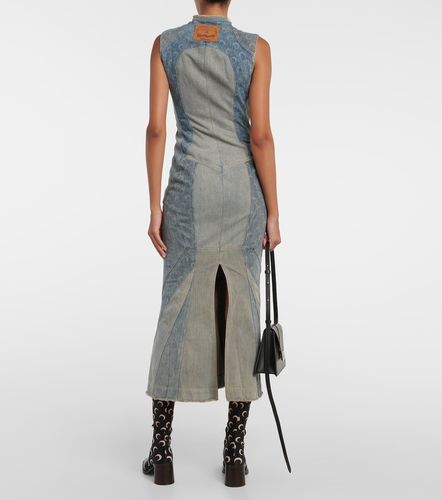 Robe longue All Over Moon en jean - Marine Serre - Modalova