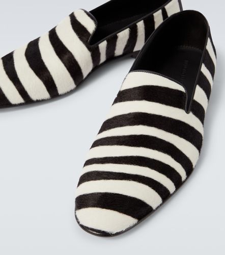 Mocassins Mario en cuir façon poulain - Manolo Blahnik - Modalova