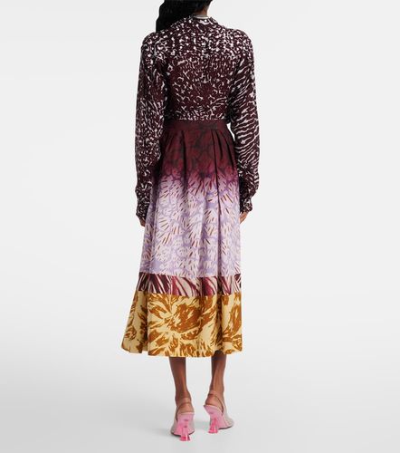 Jupe longue imprimée en coton - Dries Van Noten - Modalova