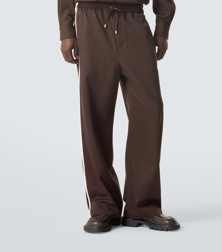 Pantalon ample en gabardine de laine - Loewe - Modalova