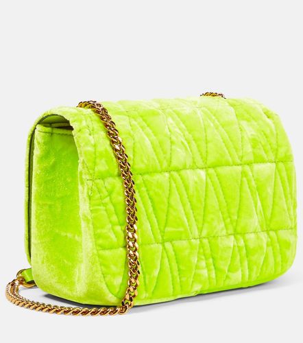 Versace Sac Virtus Small en velours - Versace - Modalova