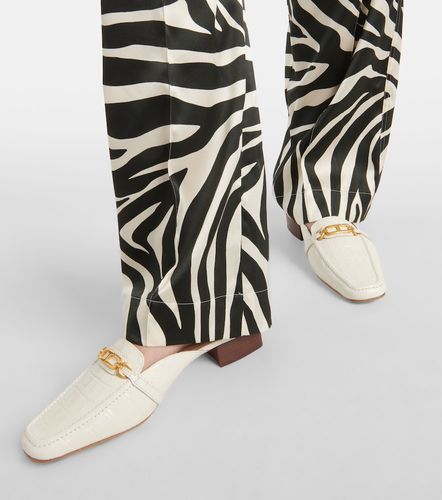 Mules Whitney en cuir façon croco - Tom Ford - Modalova