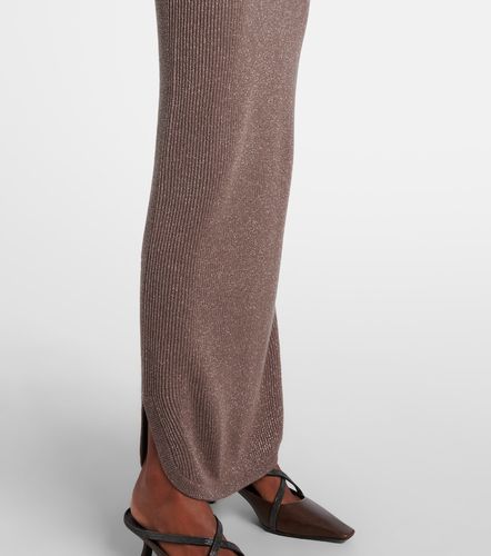 Robe longue en cachemire mélangé - Brunello Cucinelli - Modalova