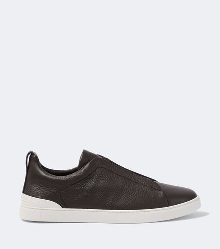 Zegna Baskets Triple Stitch en cuir - Zegna - Modalova
