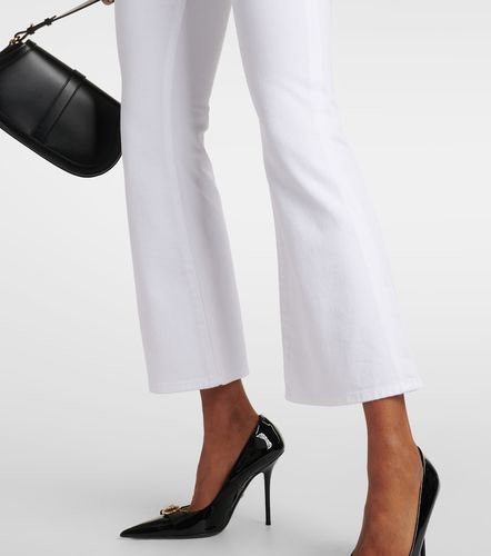 Jean flare à taille basse et ornements - Versace - Modalova
