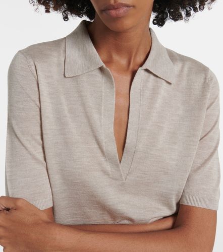 Pull polo Frank en cachemire et soie - Gabriela Hearst - Modalova