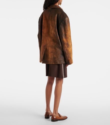 Miu Miu Veste oversize en daim - Miu Miu - Modalova
