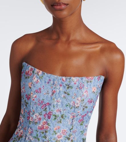 Robe de cocktail bustier à broderies - Markarian - Modalova