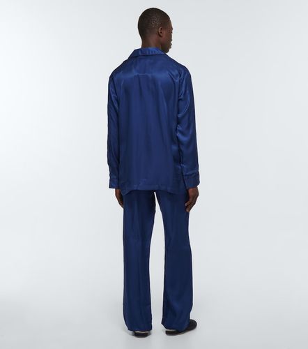 Ensemble de pyjama Woburn rayé en soie - Derek Rose - Modalova