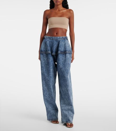 Alaïa Sandales 90 en cuir métallisé - Alaia - Modalova