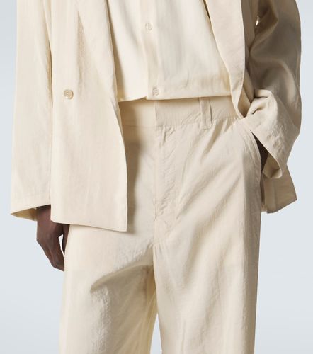 Pantalon ample en soie mélangée - Lemaire - Modalova