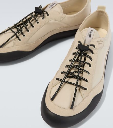 Baskets Speedrock en Re-Nylon et daim - Prada - Modalova