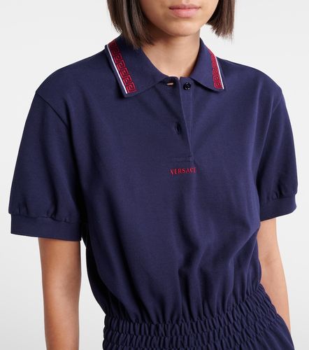Versace Robe polo Greca en coton - Versace - Modalova