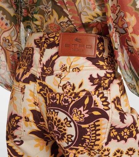 Jean ample imprimé à taille haute - Etro - Modalova