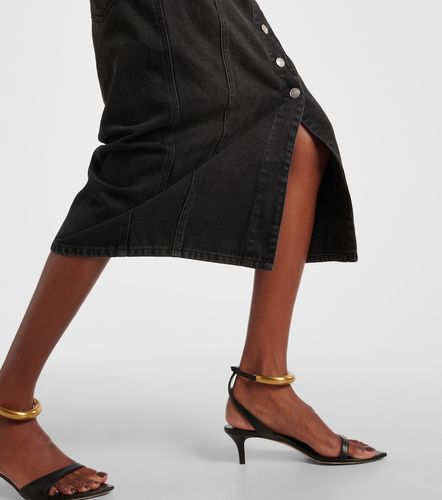 Jupe midi Vandy en denim - Marant Etoile - Modalova