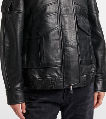 Agolde Veste April oversize en cuir - Agolde - Modalova