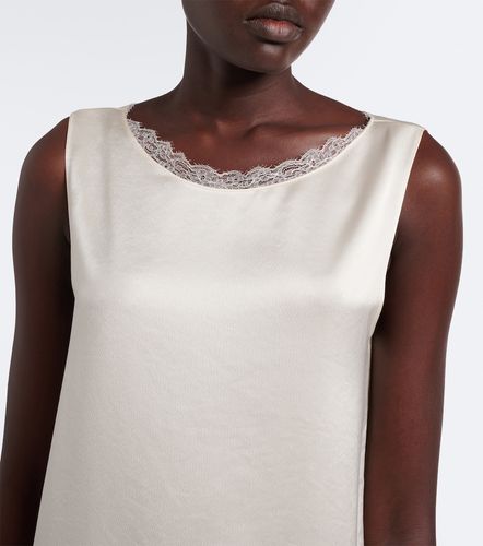 Robe Barb en satin à finition en dentelle - Leset - Modalova