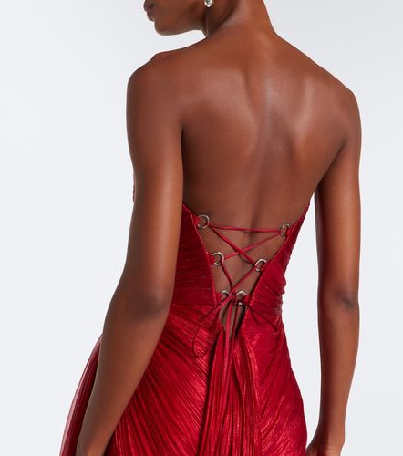 Robe longue bustier Heidi en soie - Maria Lucia Hohan - Modalova