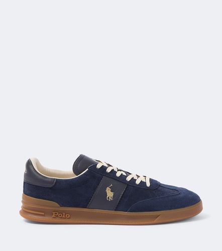 Baskets en cuir et daim - Polo Ralph Lauren - Modalova