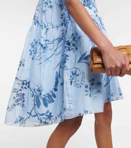 Robe en coton et soie à imprimé - Erdem - Modalova