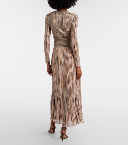 Robe longue rayée à sequins - Missoni - Modalova