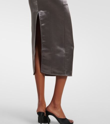 The Attico Robe midi en satin - The Attico - Modalova