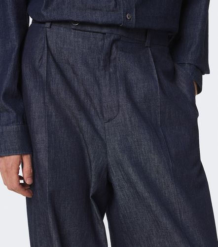 Pantalon ample en chambray de coton - Jil Sander - Modalova