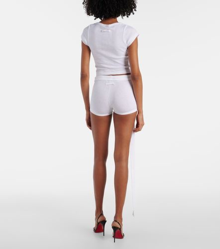 Top raccourci en coton à logo - Jean Paul Gaultier - Modalova