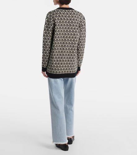 Cardigan Toute La V en laine vierge - Valentino - Modalova