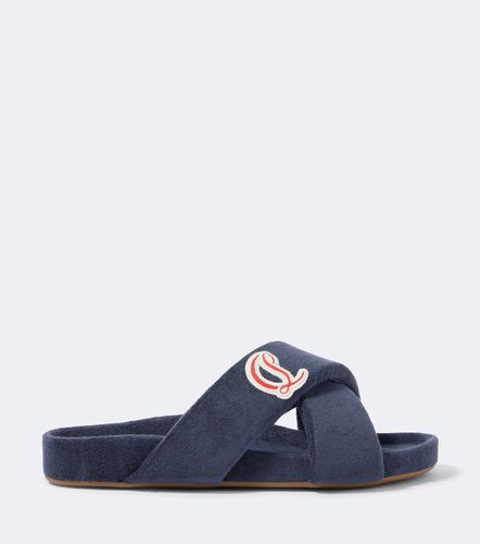 Mules Bizzu brodées à logo - Christian Louboutin - Modalova