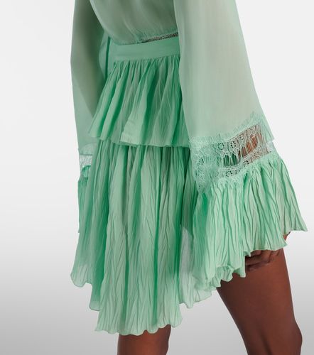 Blumarine Mini-jupe en georgette - Blumarine - Modalova
